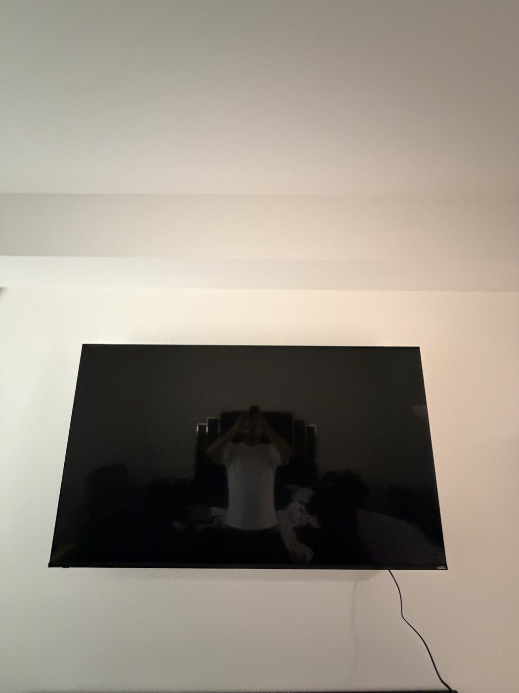 Wall-mounted TV