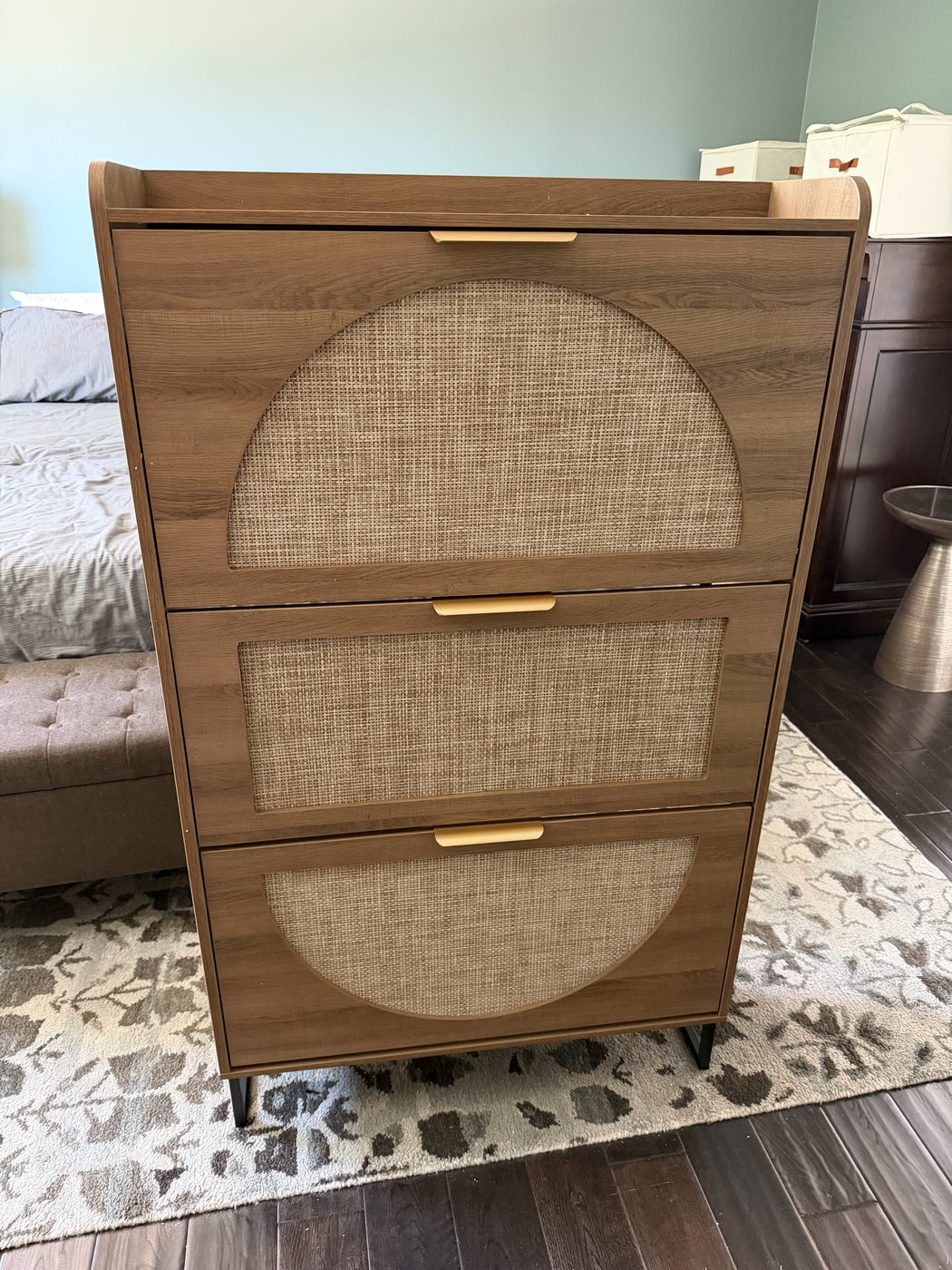 Rattan dresser