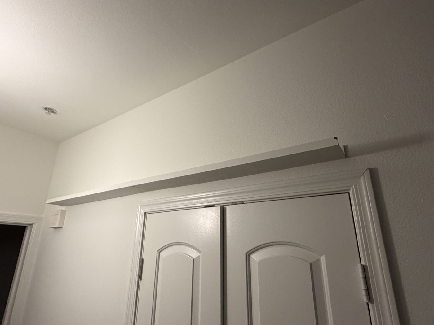Closet doors — installed and adjusted