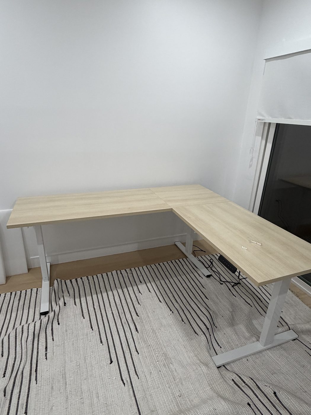 L-shaped desk