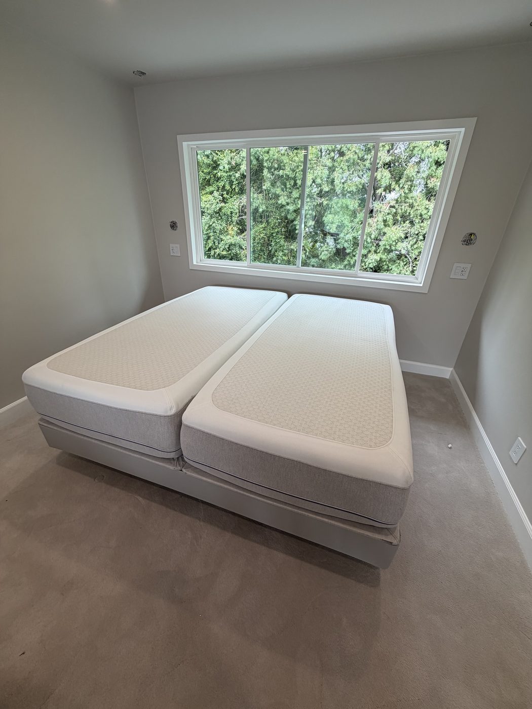 Two bed frames
