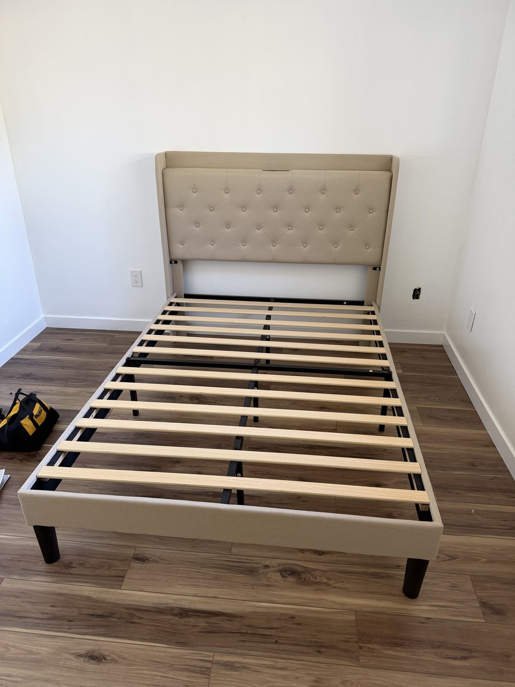 Upholstered bed frame